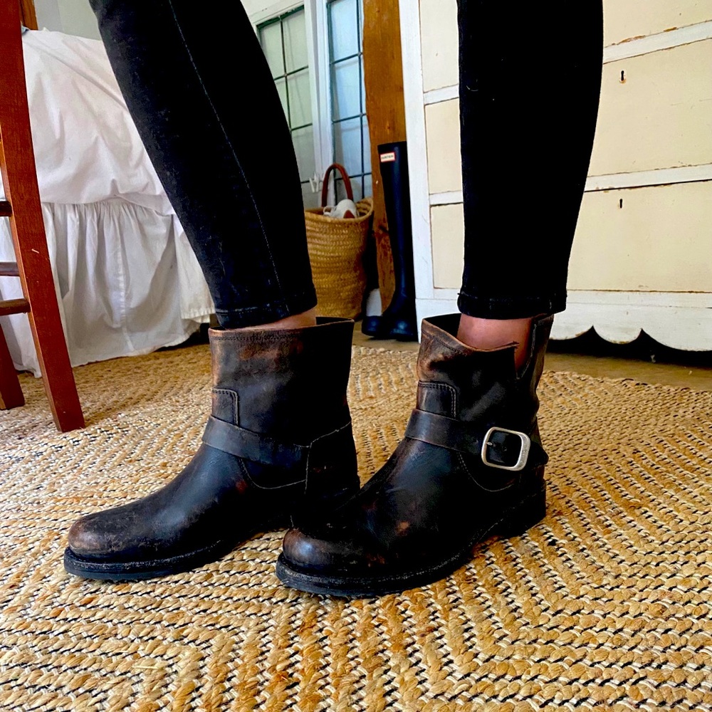 FRYE Leather Ankle Boots